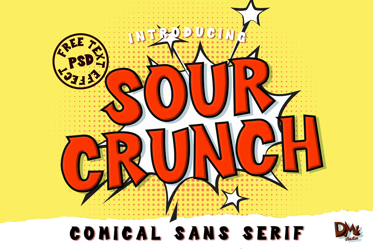 Sour Crunch - Comical Sans Serif