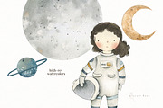 Space Astronauts, a Person Illustration by Flora+Bear (Thumbnail 6 of 7)