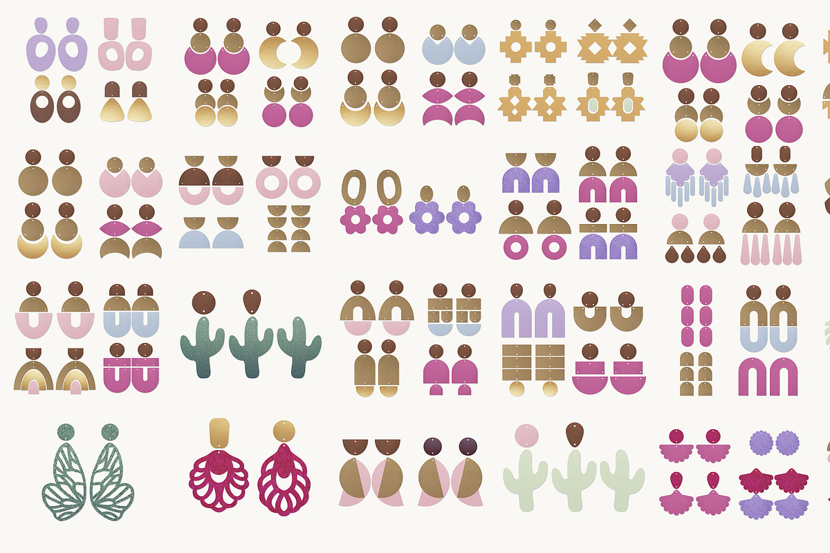 Ultimate Earring Template SVG Bundle, an Object Graphic by LifestyleCraftCo (Photo 6 of 11)