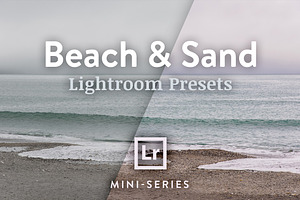 3 Lightroom Presets - Beach & Sand, an Action Add-On by PhotoMarket