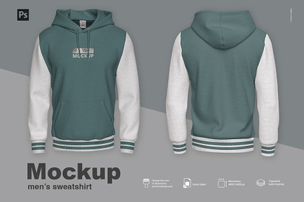 Men's Hoodie Mockups, a Hoody Mockup by Irena Matiash shop