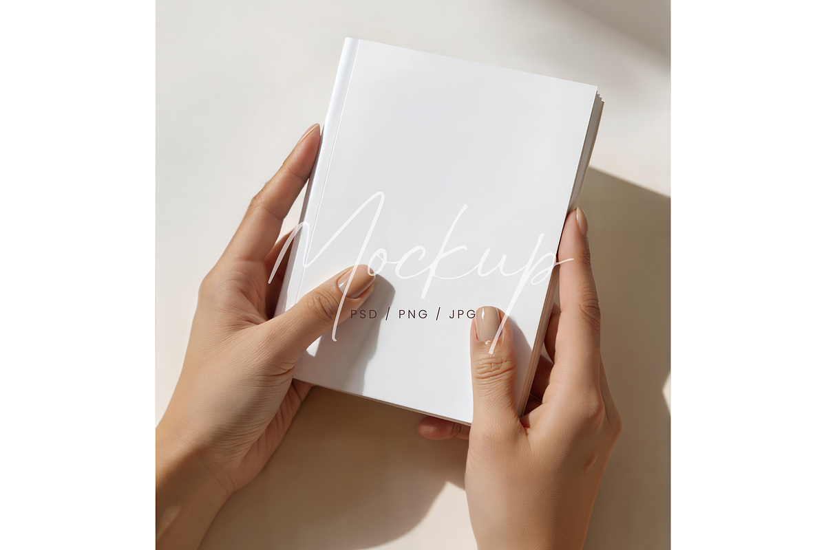 Hardcover Journal Lifestyle Mockup, a Product Mockup by TatiMockup (Photo 1 of 3)