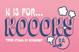 Koooky | retro font
