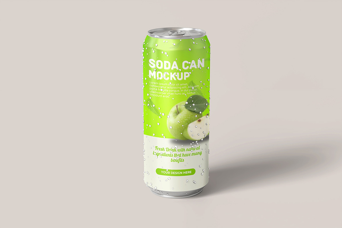 Soda Can Mockup, a Product Mockup by graphicsecond (Photo 5 of 5)