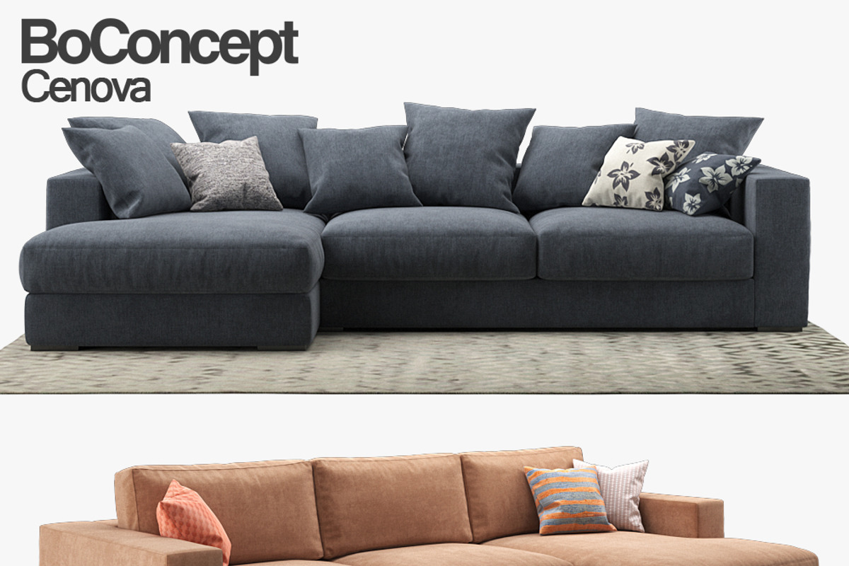sofa BoConcept Cenova GK52 (DK52), a Furniture 3D Model by Alartimodels (Photo 1 of 15)
