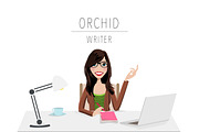 Writer / Blogger Portrait Creator, a Person Illustration by Lauren Lesley Studio (Thumbnail 21 of 33)