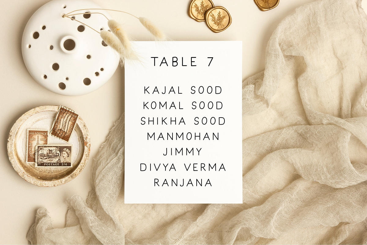 Vanilla - A handmade sans serif font preview 2