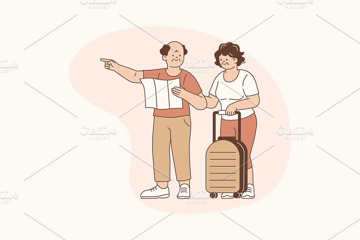 Vibrant Senior Life Illustration, an Object Graphic by Jump Studio (Photo 12 of 12)