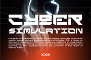 KRAGX - TECHNOCYBER DISPLAY FONT, a Sans Serif Font by Vroz Studio (Thumbnail 2 of 7)