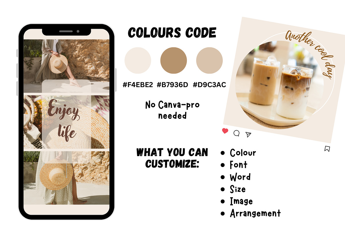 Aesthetic Instagram Template, a Templates & Theme by EffahArt (Photo 5 of 5)