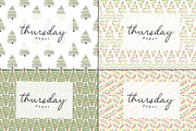 Christmas tree seamless pattern, a Pattern Graphic by Thursdaypaper (Thumbnail 3 of 8)