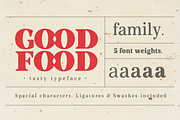 Goodfood Font Family, a Serif Font by MaGo (Thumbnail 1 of 7)