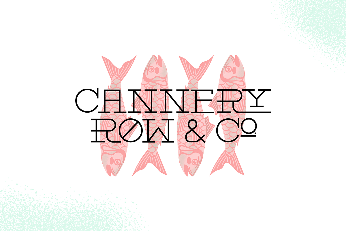Cannery Row Slab Serif Display Font, a Slab Serif Font by Holt510 (Photo 11 of 11)