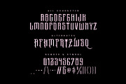 Thorkov Blackletter Display Font, a Blackletter Font by Maulana Creative (Thumbnail 5 of 8)