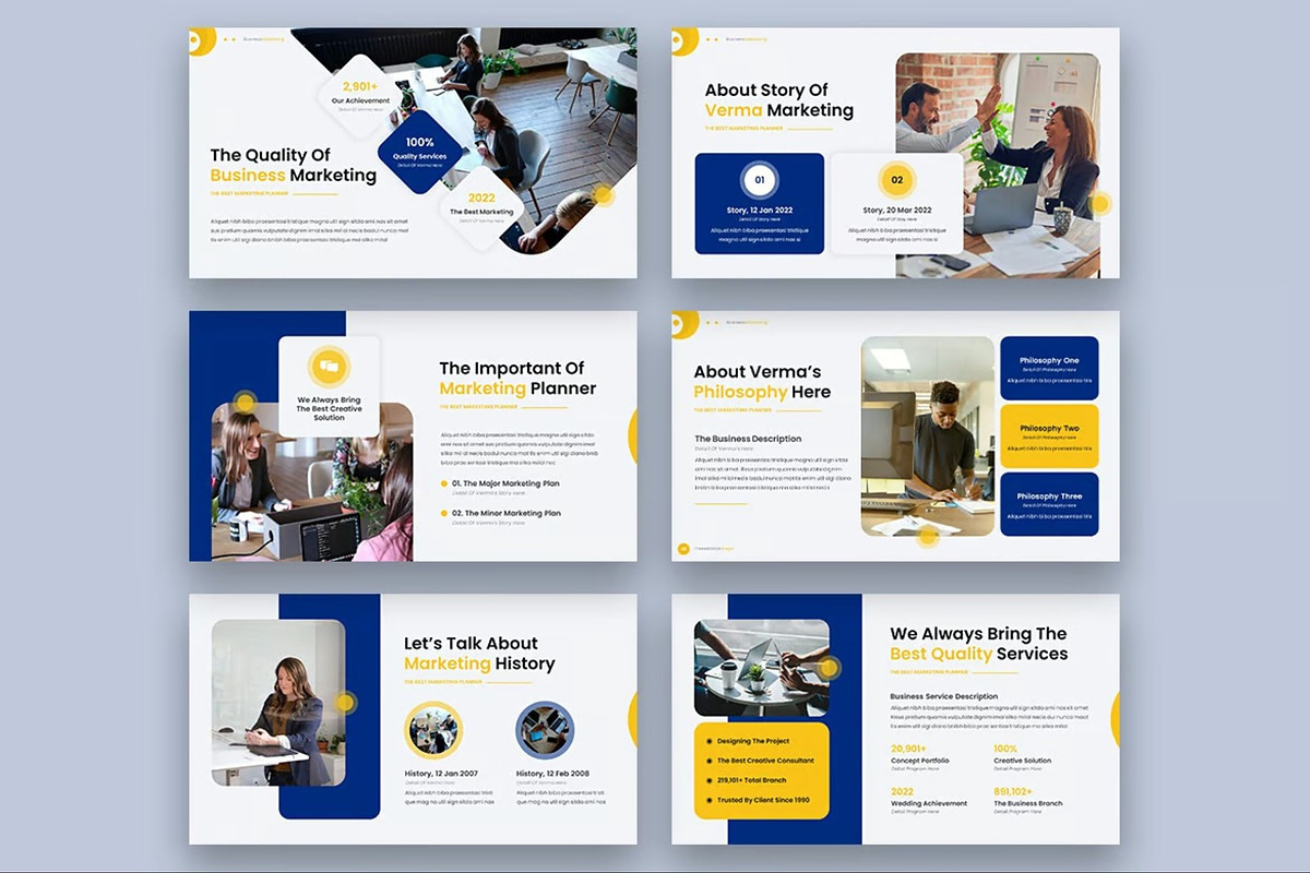 Verma - Marketing Keynote Templates, a Presentation Template by Fit-tee (Photo 3 of 6)