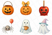 Cute Halloween Clipart, an Illustration by DreamPrint404 (Thumbnail 3 of 3)