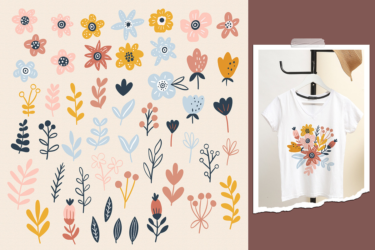 Boho collection. Rainbows and flower, a Graphic by rinaletters (Photo 5 of 12)