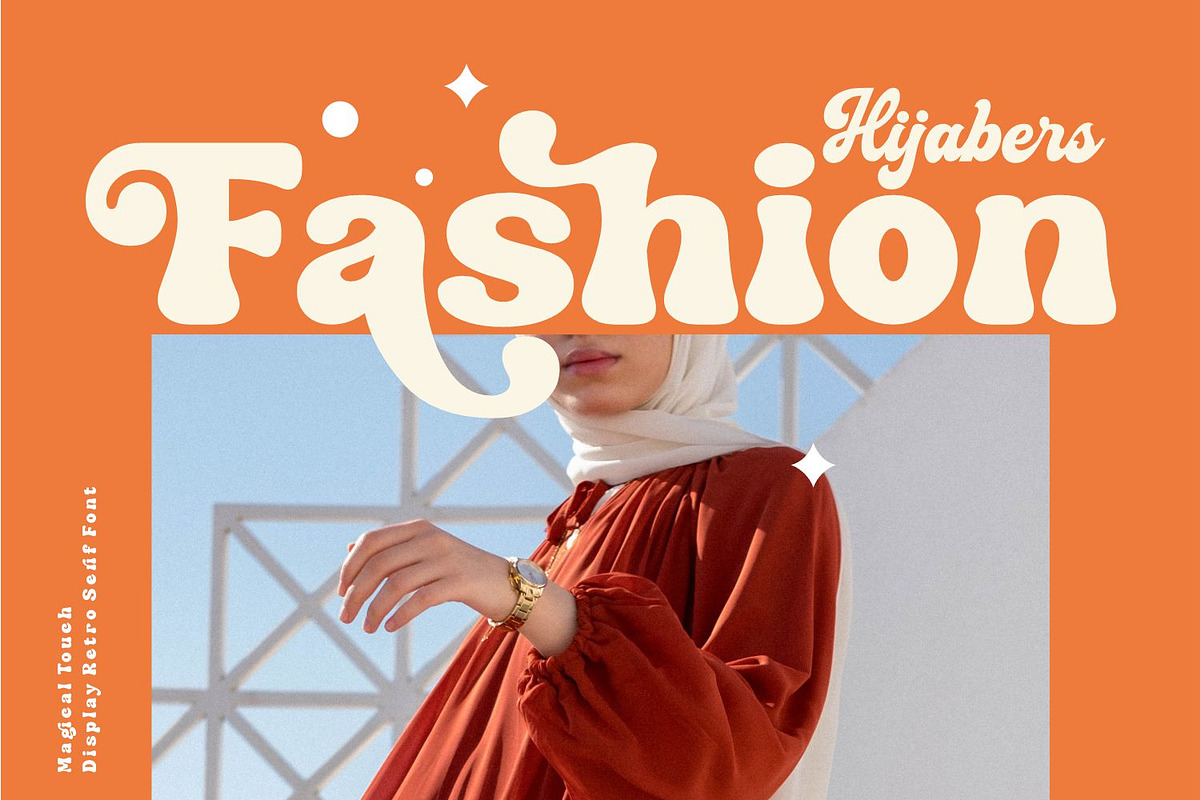 Magical Touch - Retro Serif Font, a Serif Font by Keithzo (Photo 6 of 8)