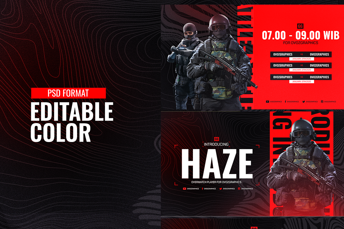 E - Sports Social Media Template, a Social Media Template by Creathift (Photo 3 of 7)