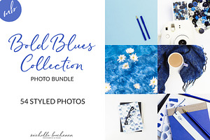 Bold Blues Stock Photo Bundle