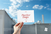 Hand and Paper Mockup Set - Vol 2, a Books & Magazine Mockup by DOBE Studio (Thumbnail 7 of 8)