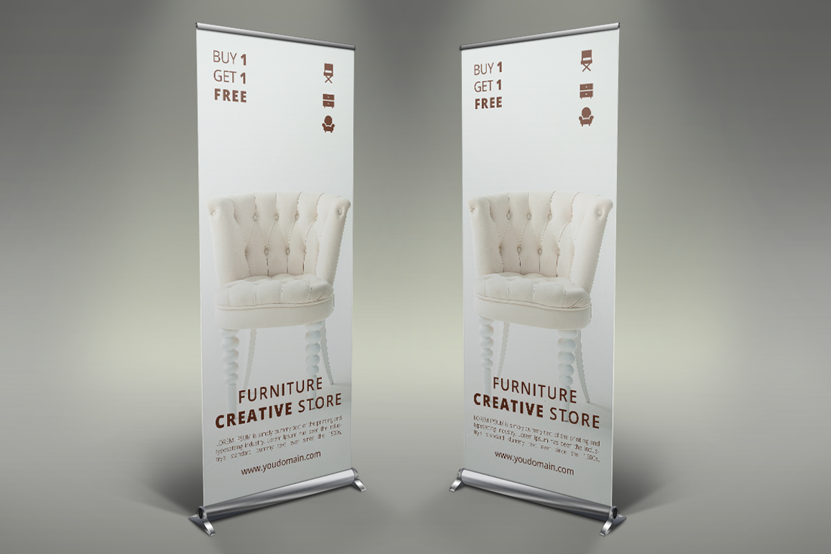 Furniture Roll-Up Banner - SK, a Presentation Template by UNIK Agency