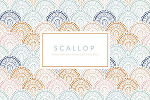 Scallop Seamless Pattern