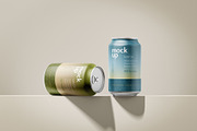 Soda Can Mockup Set, a Packaging Mockup by Deeplab (Thumbnail 7 of 12)