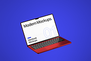 Minimal Macbook Mockups Vol 1, a Mac Mockup by Modern Mockups (Thumbnail 2 of 17)