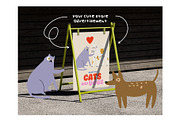 Cats and dogs vector illustrations, an Animal Illustration by Luamor (Thumbnail 4 of 15)
