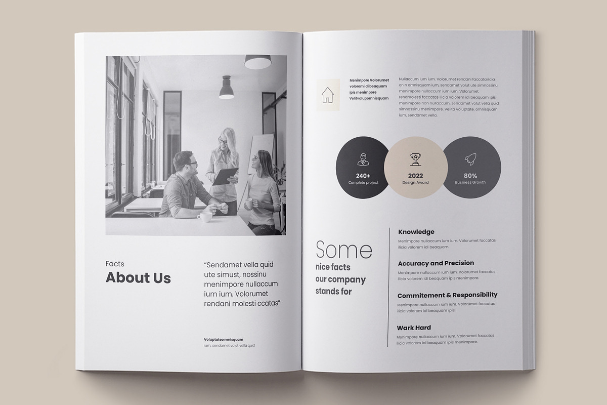 Business Proposal Template, Canva, a Brochure Template by DesVert (Photo 3 of 10)