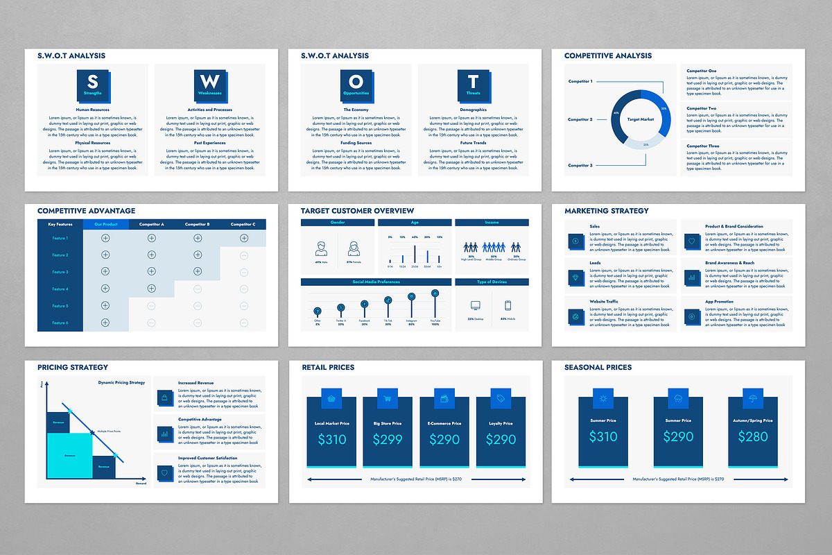 Marketing Plan Template, a Presentation Template by JetzTemplates (Photo 4 of 5)