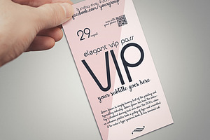 Pink Dream - Two-sided VIP PASS Card