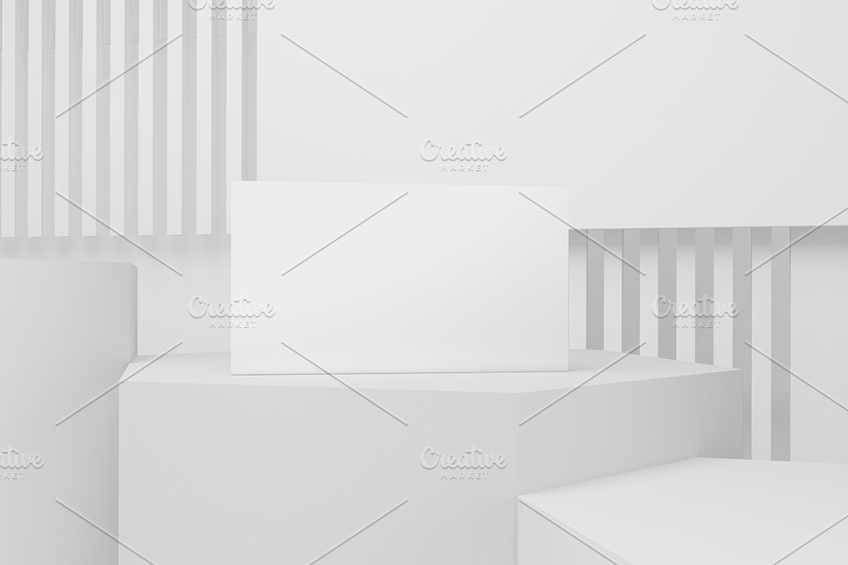 Business Cards Mockup, an Advertising Mockup by Qaleb Studio (Photo 2 of 2)