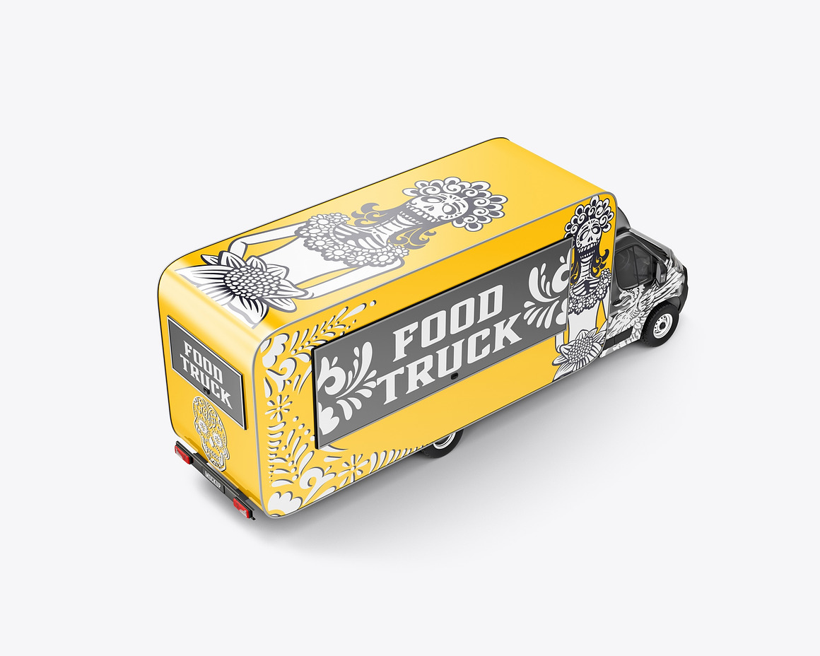 Food Truck Caravan Mockup, a Product Mockup by OneVectorStock (Photo 10 of 16)