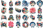 Preppy Coastal Clipart Set, an Object Illustration by DreamCafeArt (Thumbnail 4 of 6)