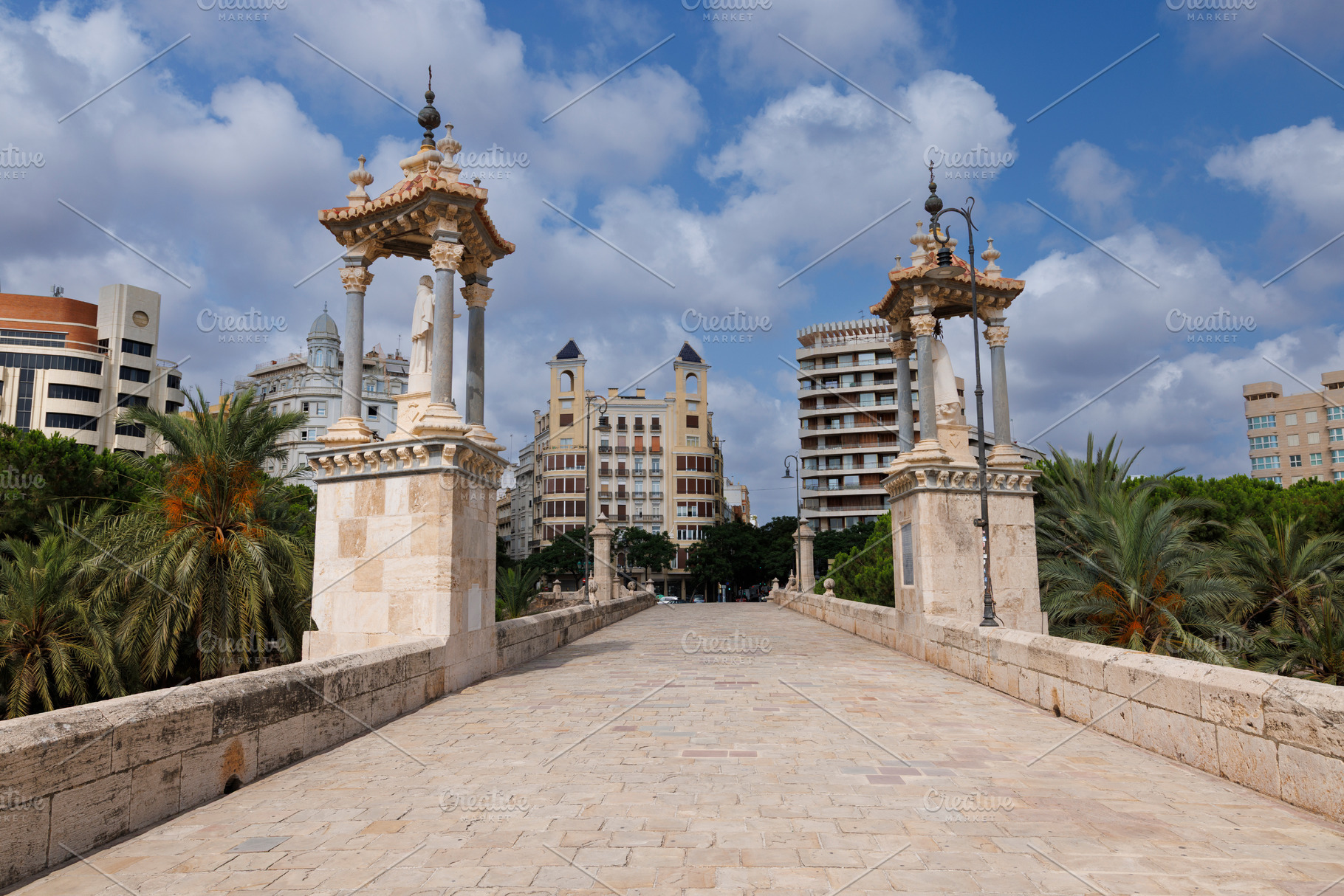 The Puente del Mar bridge in Valencia, Spain, an Architecture Photo by Bepslabor