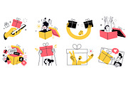 Gift for you concept illustrations, an Illustration by PureSolution (Thumbnail 4 of 6)