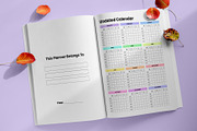 Rainbow Undated Planner (Full Year), a Stationery Template by Mustafiz (Thumbnail 2 of 10)