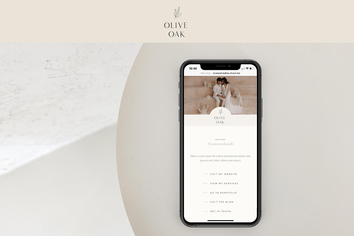Elegant Showit Instagram Link in Bio, a Landing Page Template by Wonderlik Webdesign (Photo 4 of 4)