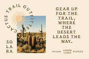 Solara - Hand Drawn Southwest Font, a Handwritten Font by Surplus Type Co (Thumbnail 4 of 11)