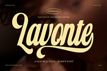 Lavonte Vintage Script Font