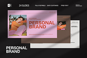 Personal Brand Deck PowerPoint, a Presentation Template by adoestudio (Thumbnail 1 of 9)