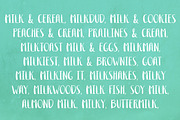 Milkmaid - A Smooth Uppercase Font, a Font by Angie Makes (Thumbnail 5 of 5)