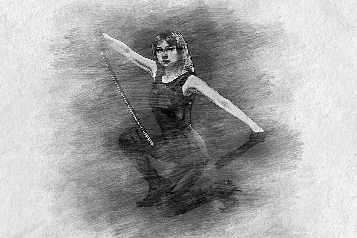 Pencil sketch photo effect, a Layer Style Add-On by Pixel Gallery (Photo 5 of 5)