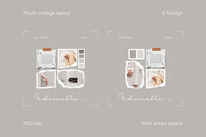 Aesthetic Photo Layout Social Media, a Social Media Template by Ghurafa Studio