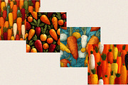 Seamless Carrot Pattern, a Pattern Graphic by SVGArt (Thumbnail 3 of 8)