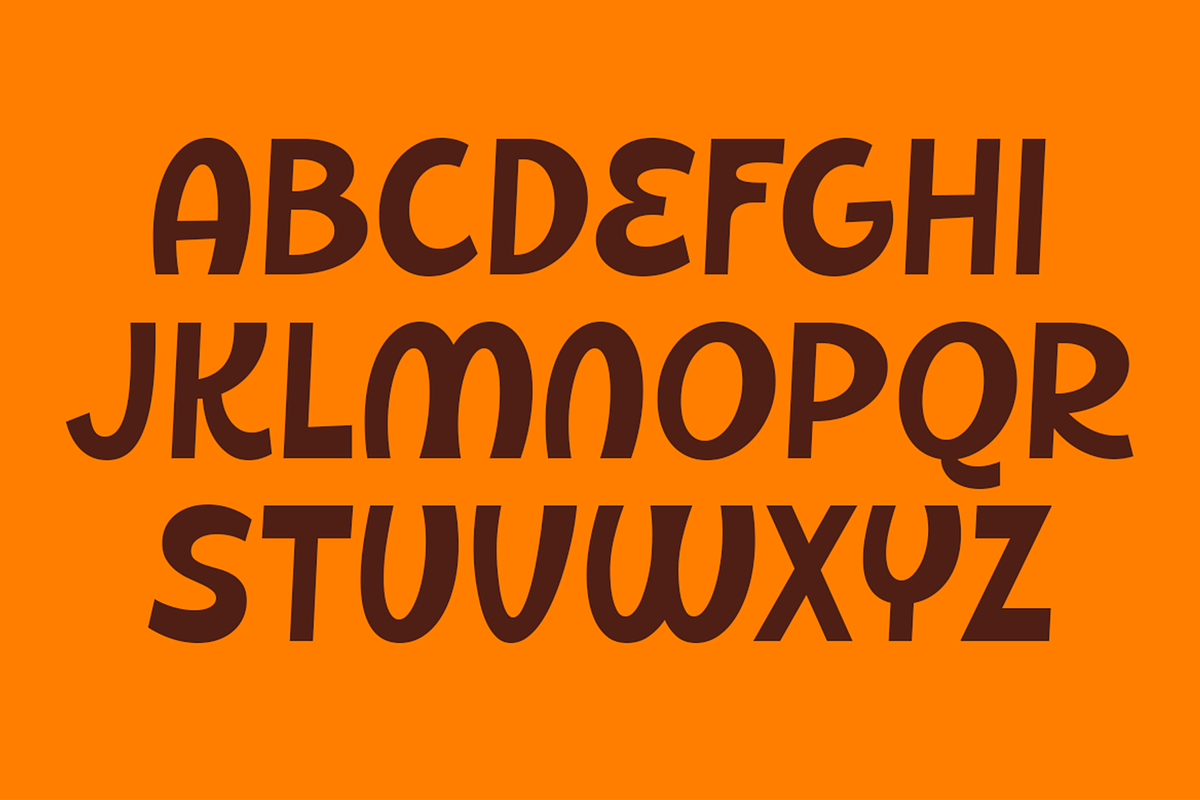 Peanut Waffle - Food Display Font, a Sans Serif Font by Pekotype (Photo 3 of 15)