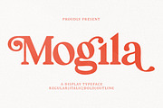 Mogila Display Font, a Serif Font by Letter Fresh (Thumbnail 1 of 8)