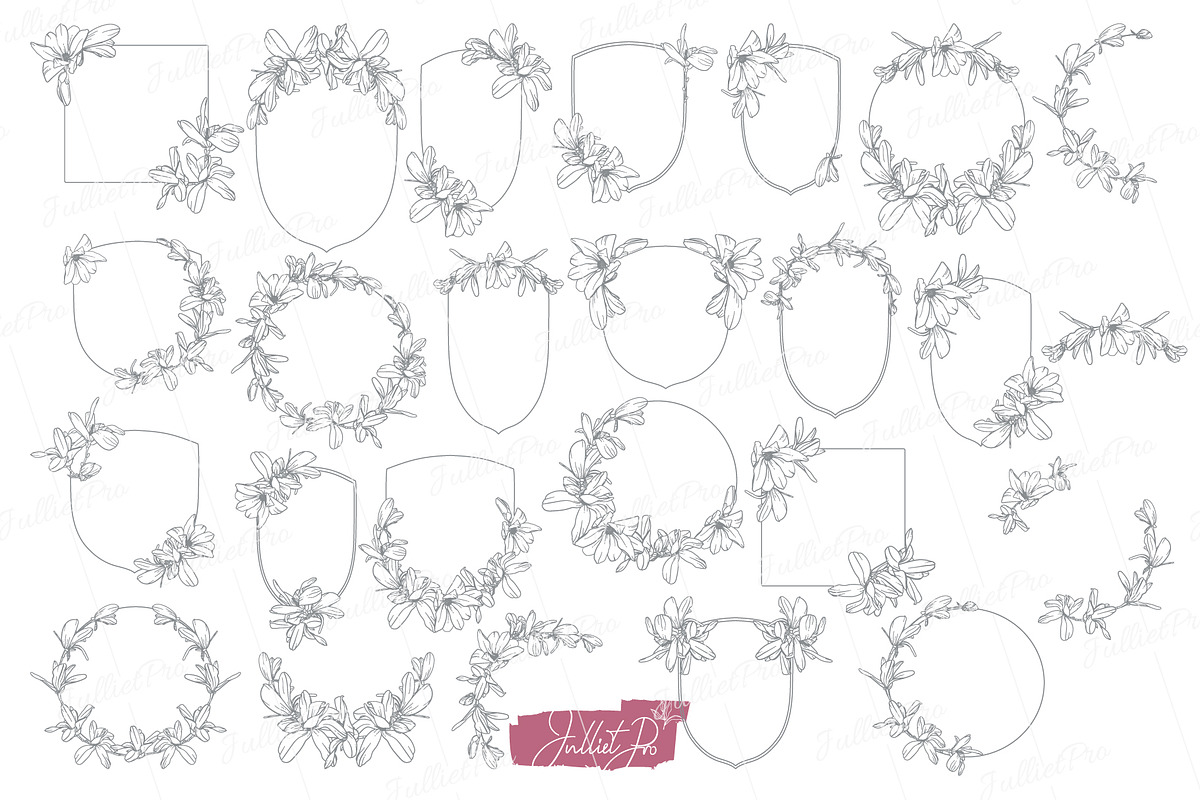 Sweet Magnolia Wedding, a Decorative Illustration by JuDesign (Photo 2 of 5)